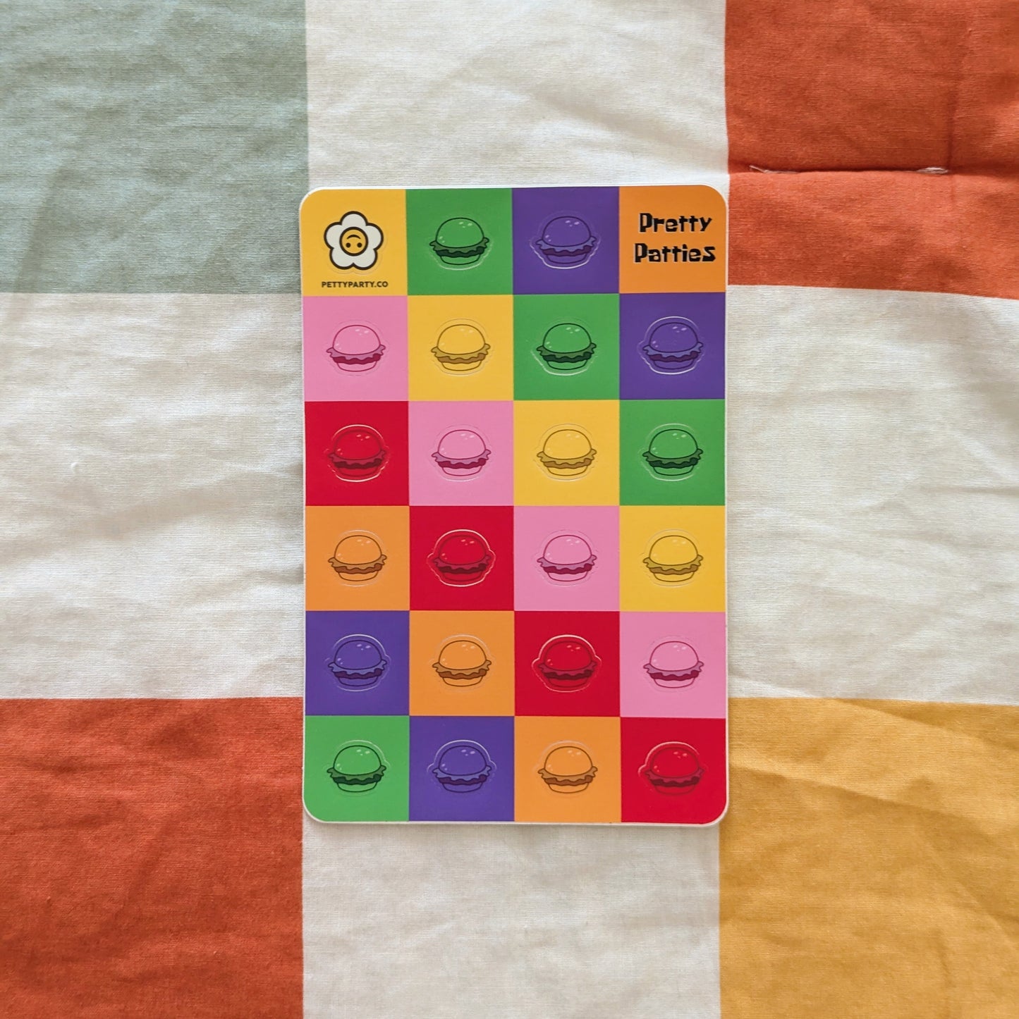 Petty Patties Vinyl Sticker Sheet