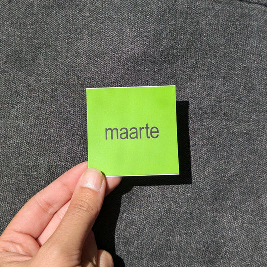 Maarte Brat Matte Vinyl Sticker