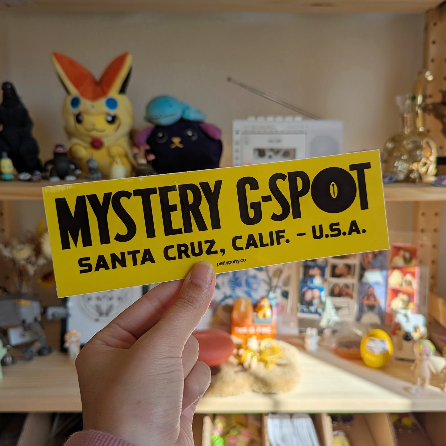 Mystery G-Spot Bumper Sticker