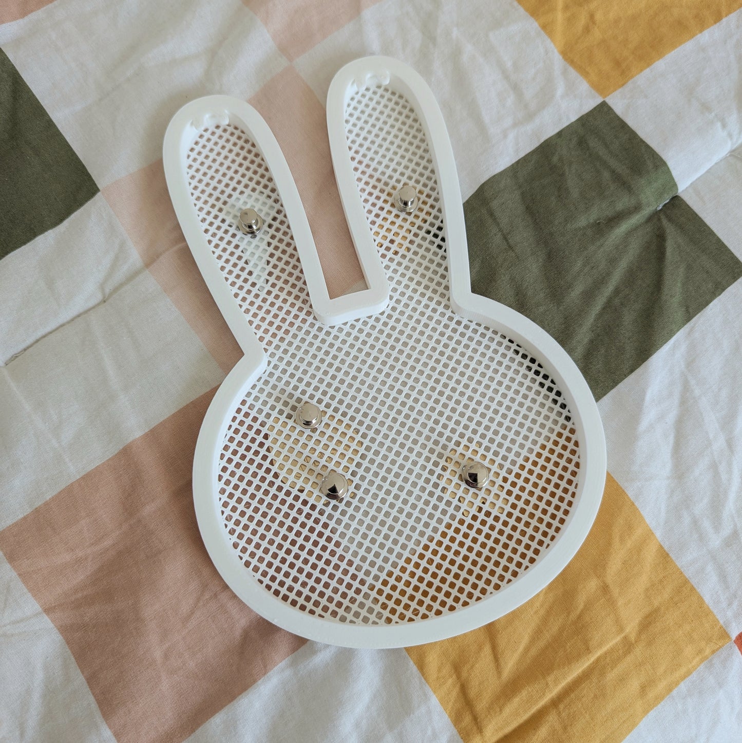 3D Printed Miffy Enamel Pinboard & Earring Display