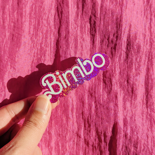 Bimbo Glitter Vinyl Sticker