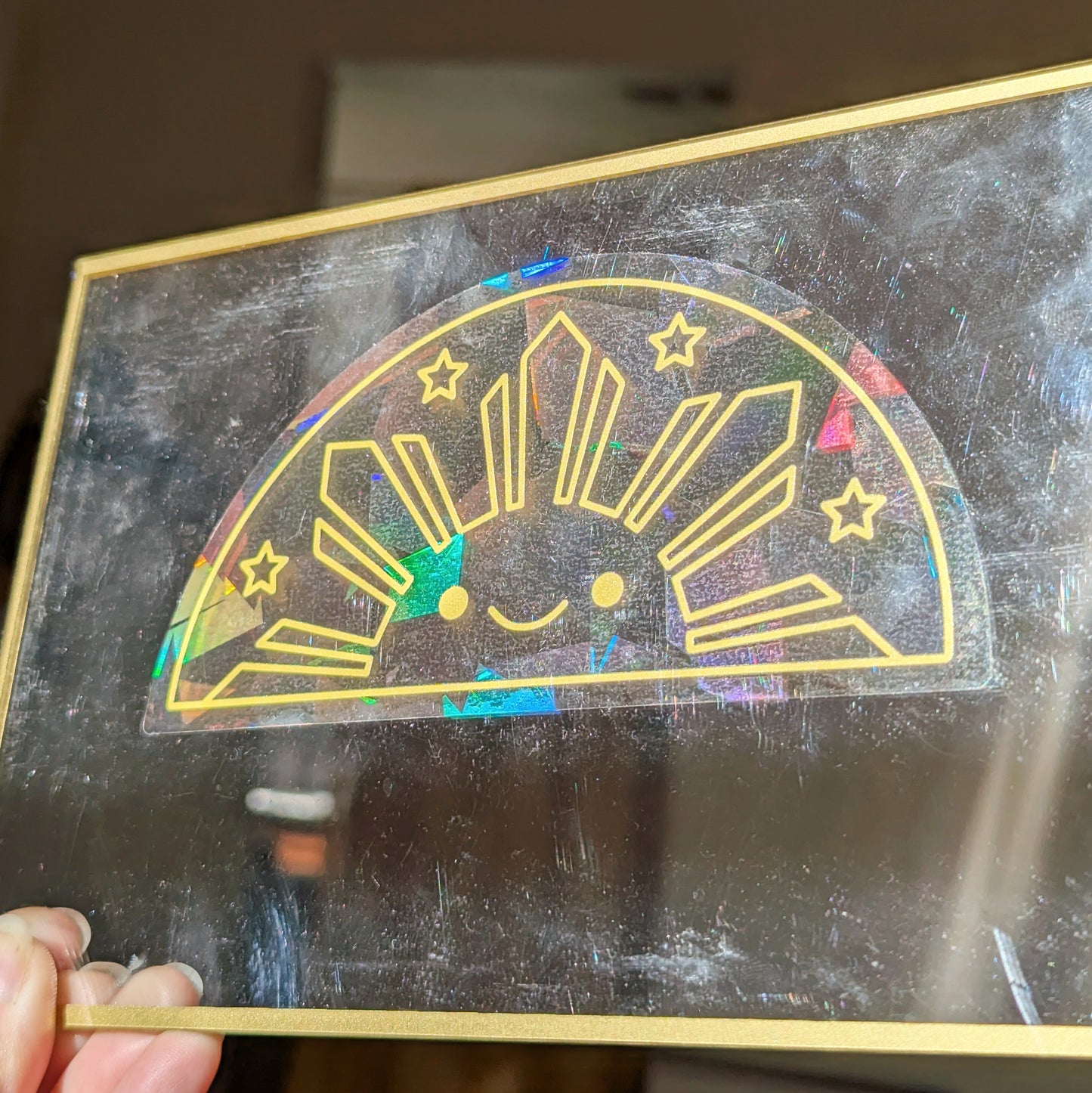 Filipino Sun Araw Suncatcher Decal