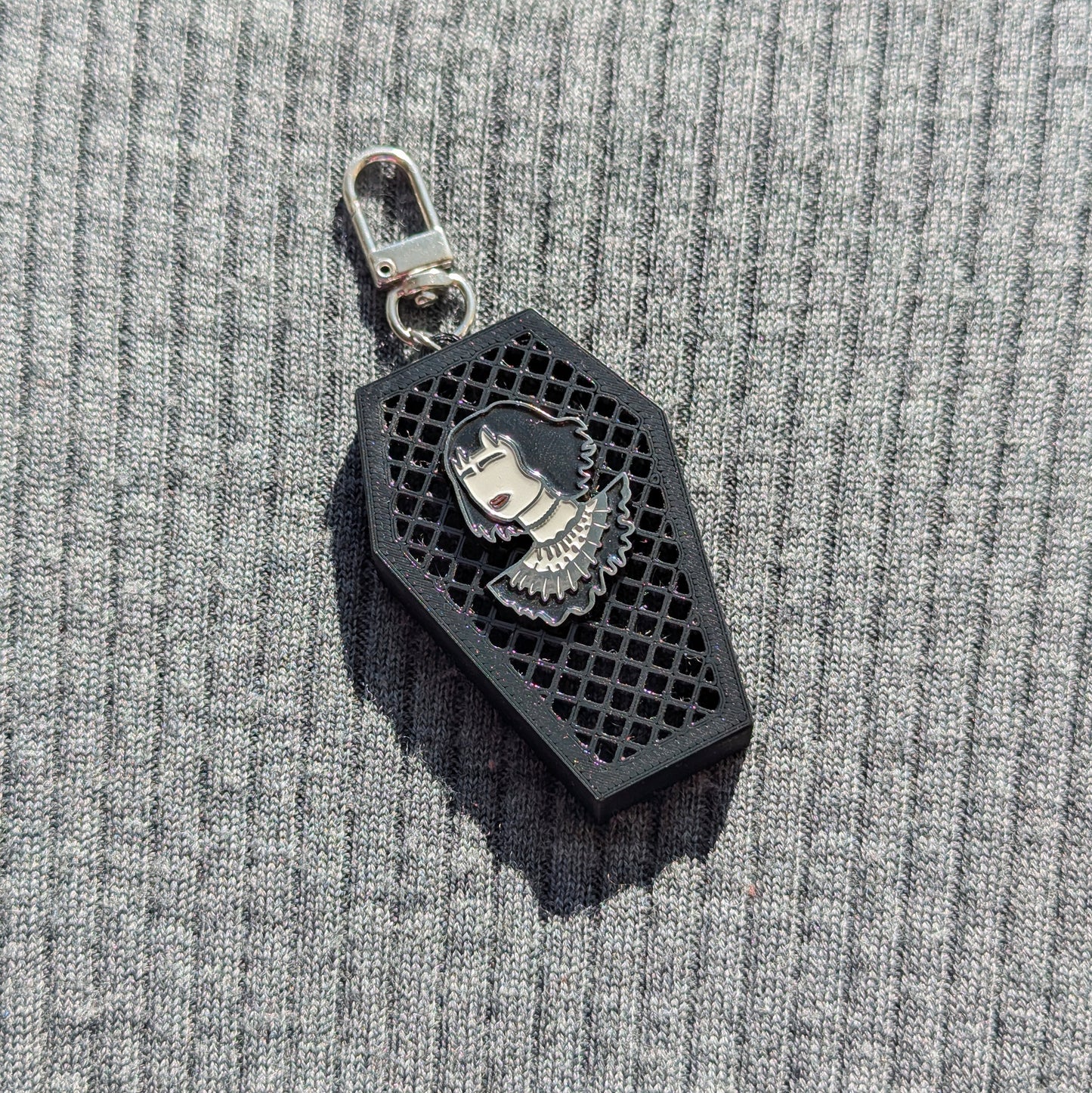3D Printed Coffin Pinboard Keychain