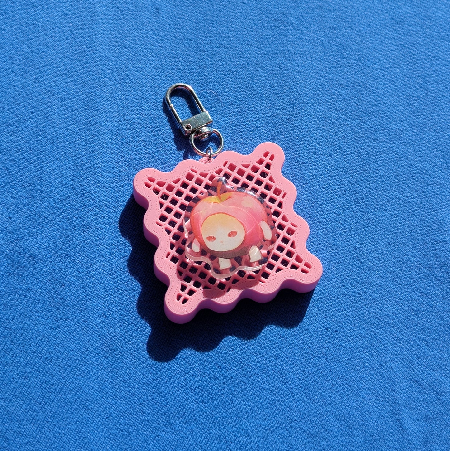3D Printed Squiggle Pinboard Keychain
