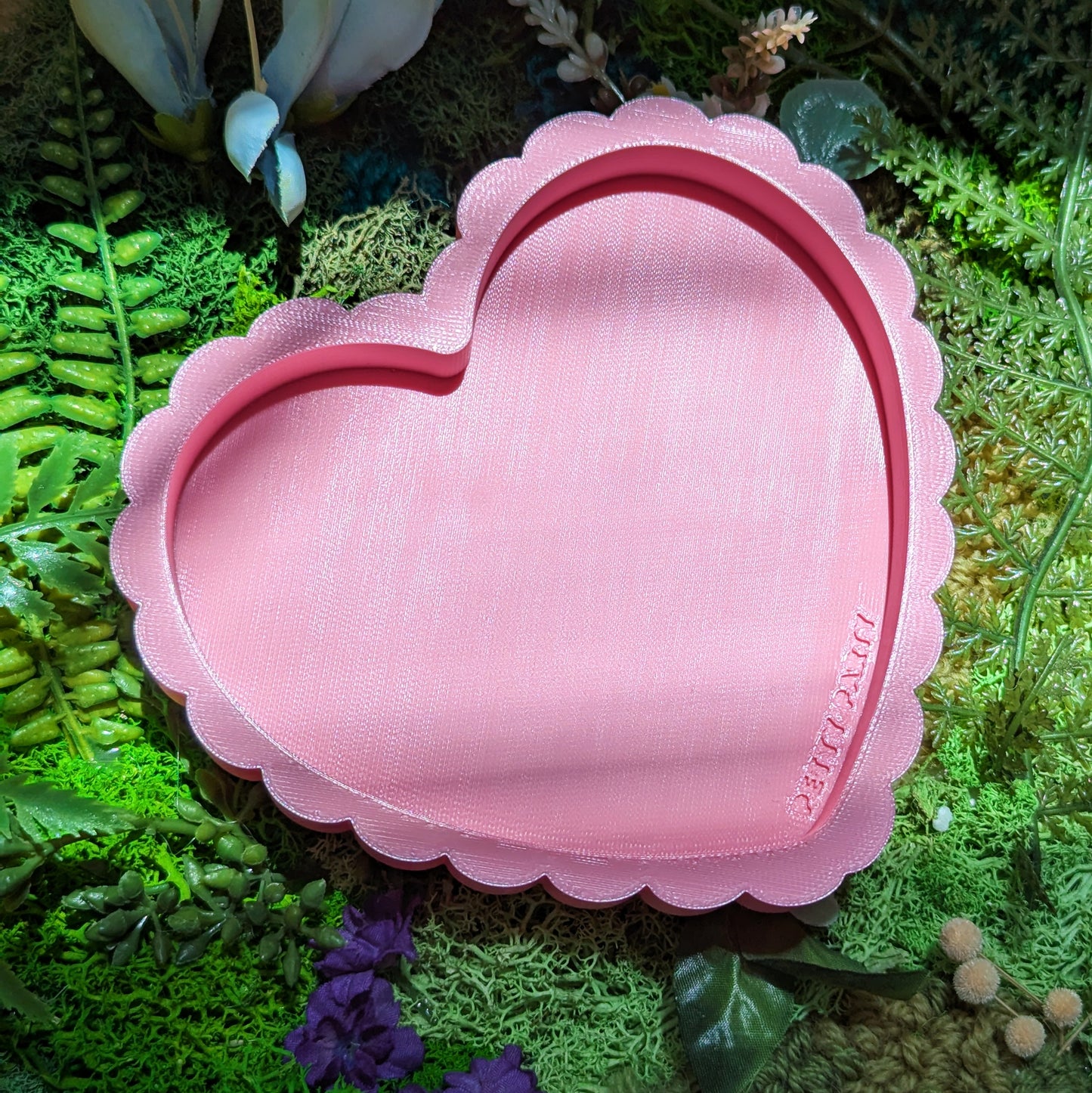 Heart Trinket Jewelry Tray - Pink