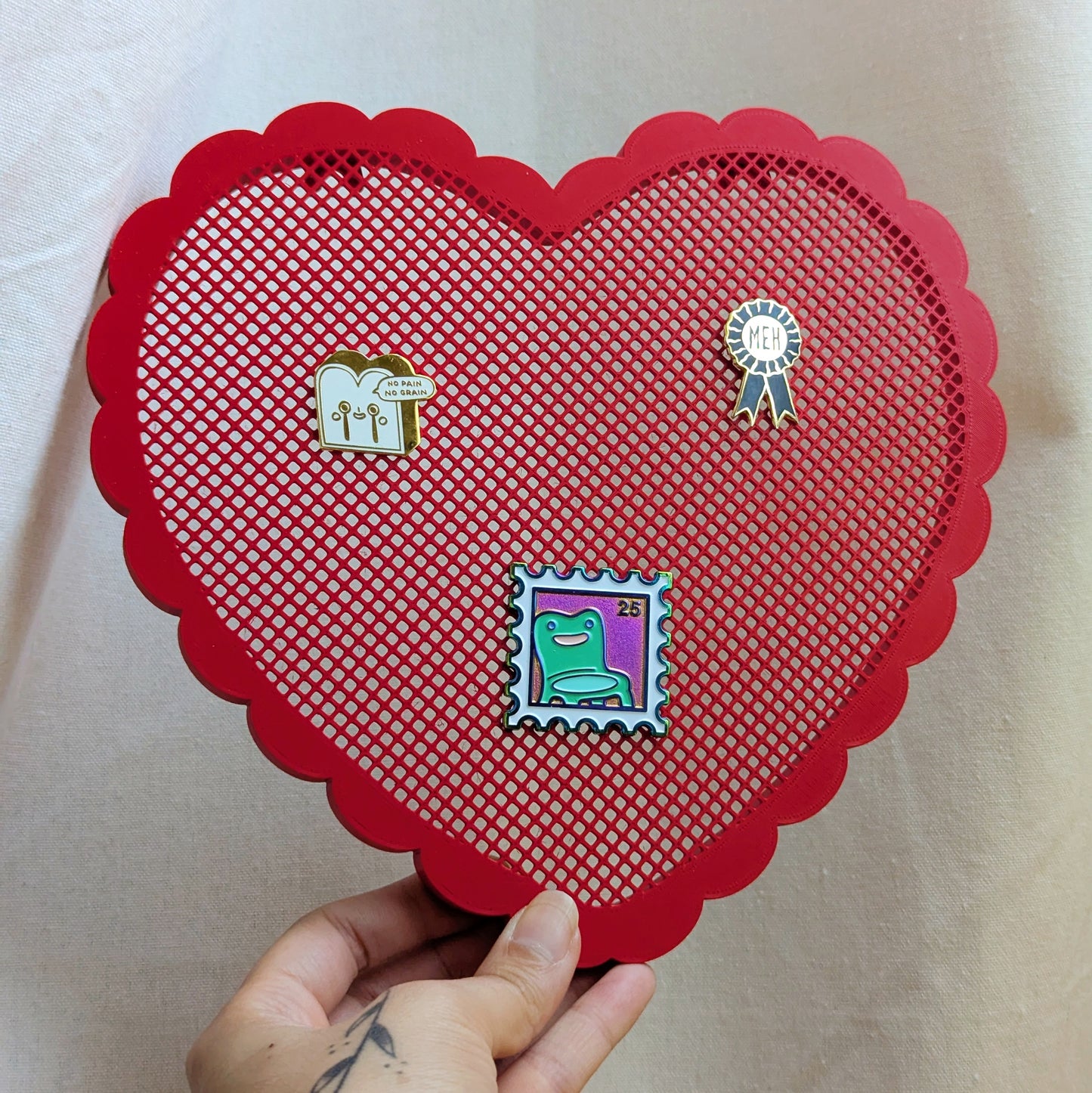 Heart Pin & Earring Display Board