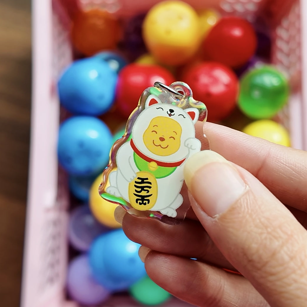 Peek-a-Boo Bear Phone Charm Gacha