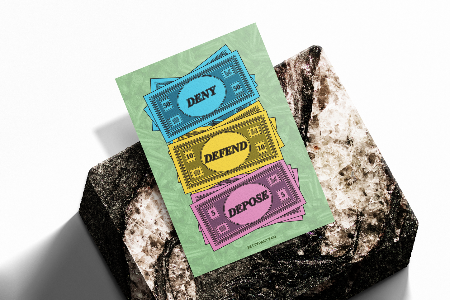 Deny Defend Depose Mini Print