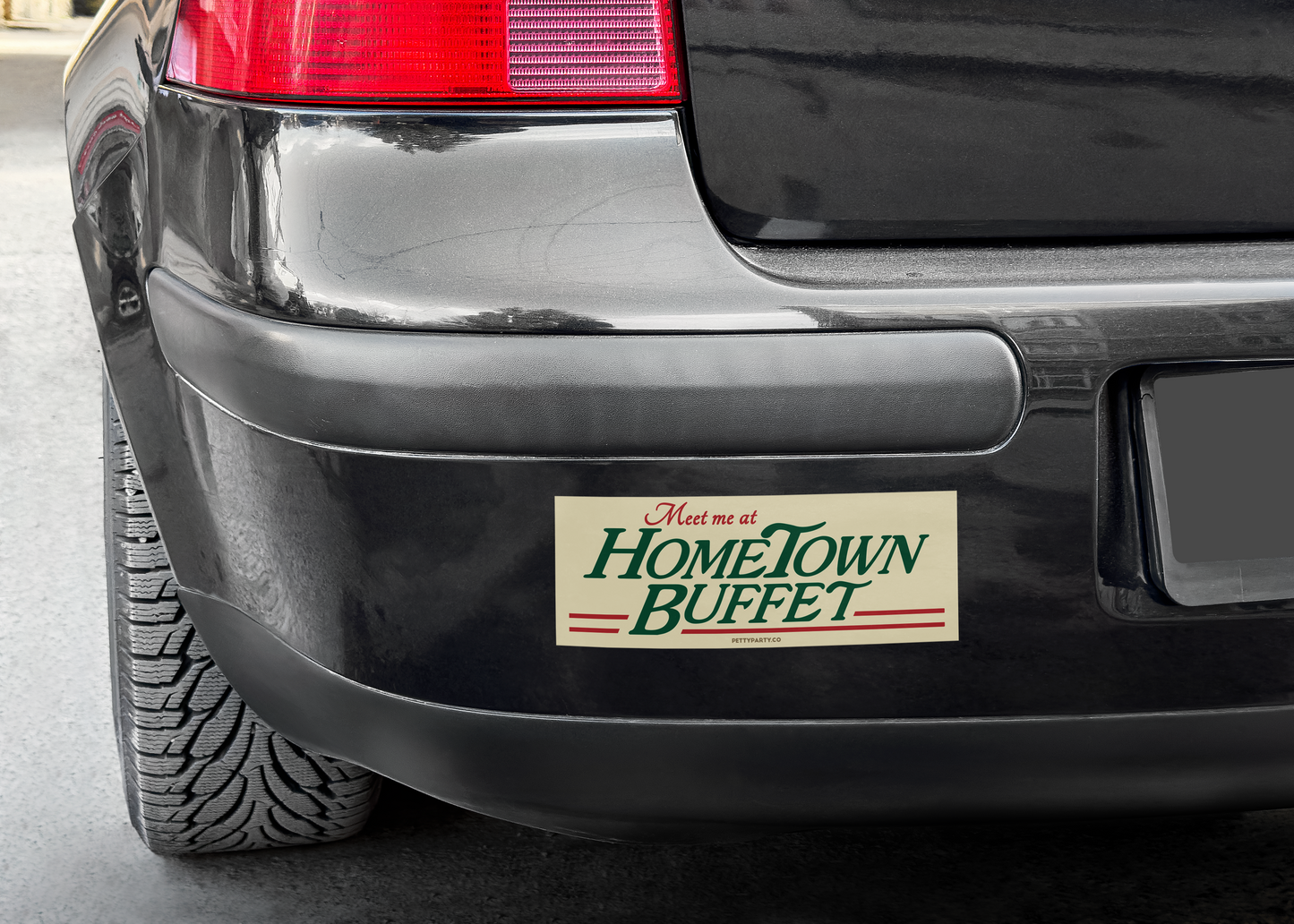 HomeTown Buffet Bumper Sticker