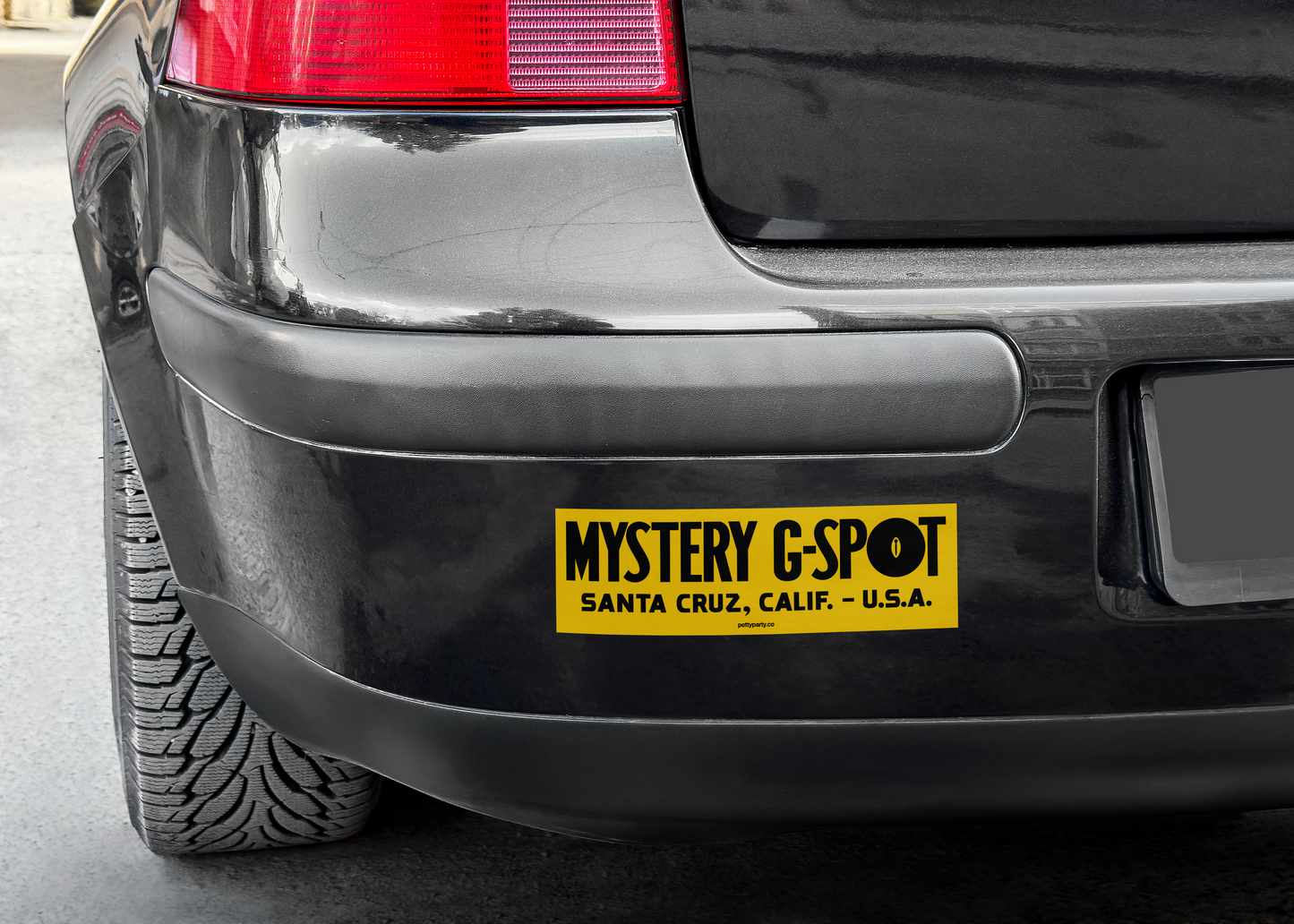 Mystery G-Spot Bumper Sticker