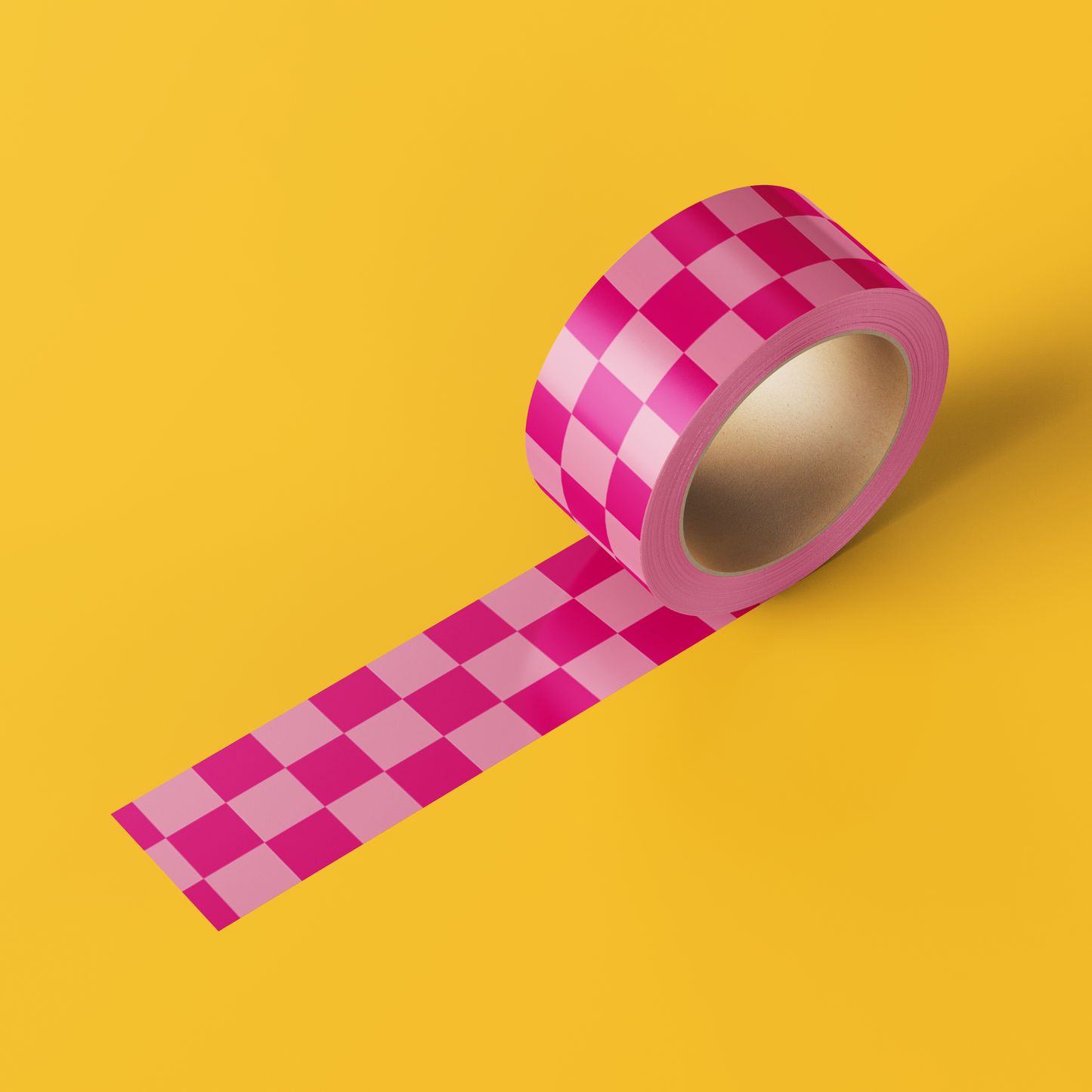 Pink Checkered Washi Tape