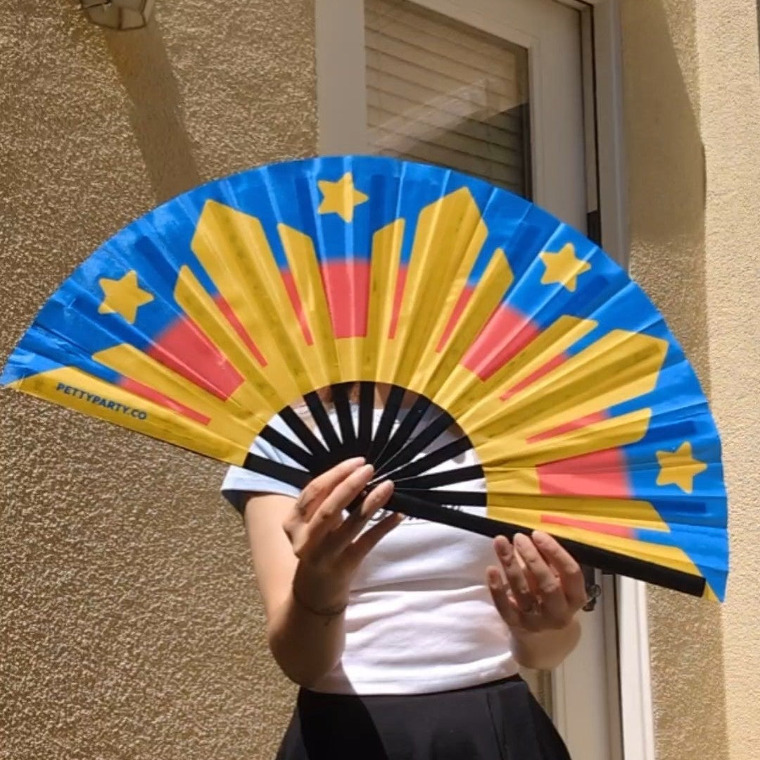 Filipino Flag Festival Fan