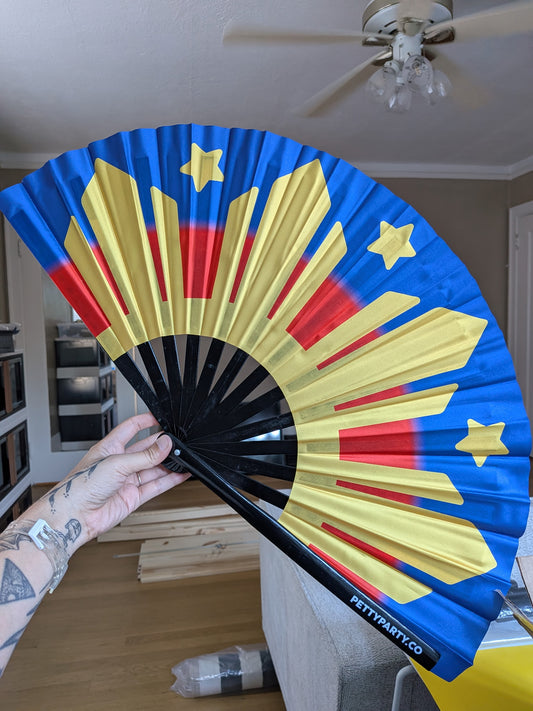 Filipino Flag Festival Fan