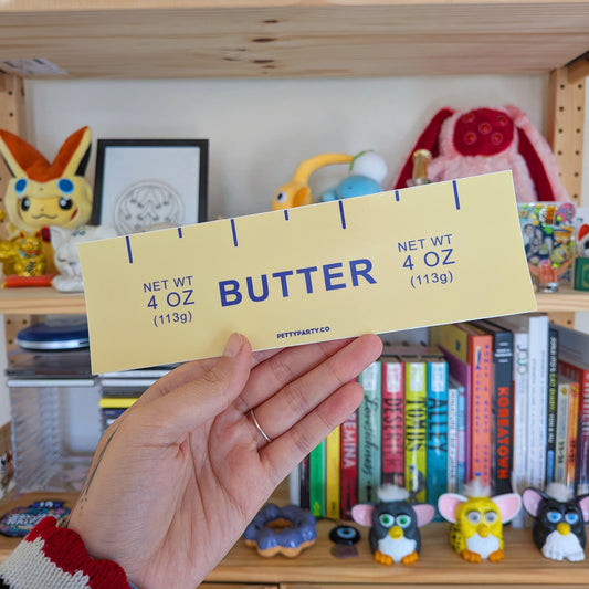 Stick of Butter Bumper Sticker