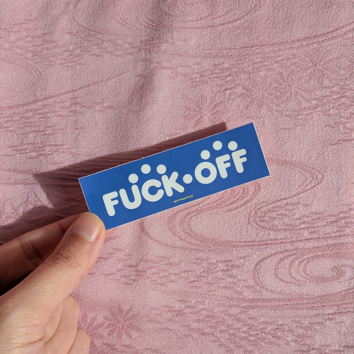 Fuck Off Mini Sticker