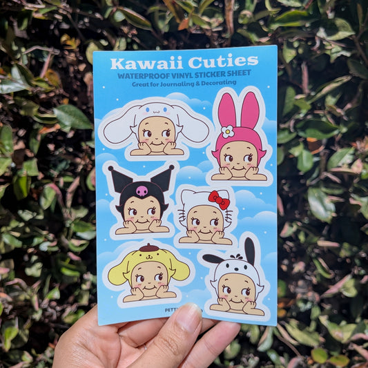 Kawaii Cuties Sticker Sheet
