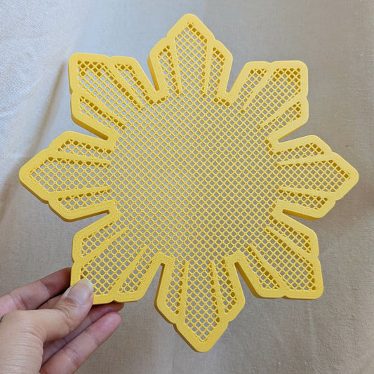 Araw Filipino Sun Enamel Pinboard & Earring Display