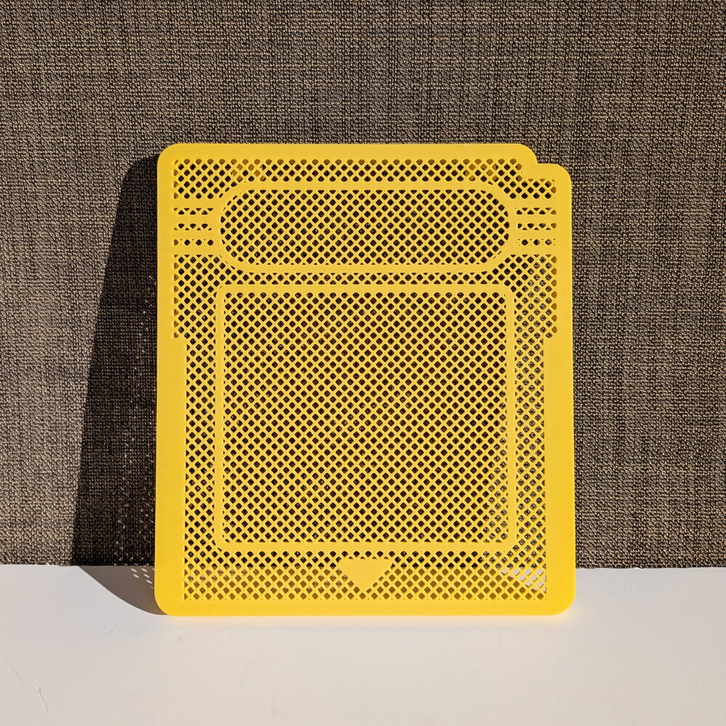 Game Cartridge Pin & Earring Display Board (Yellow)