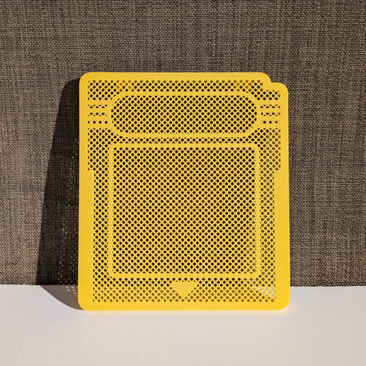 Game Cartridge Pin & Earring Display Board (Yellow)
