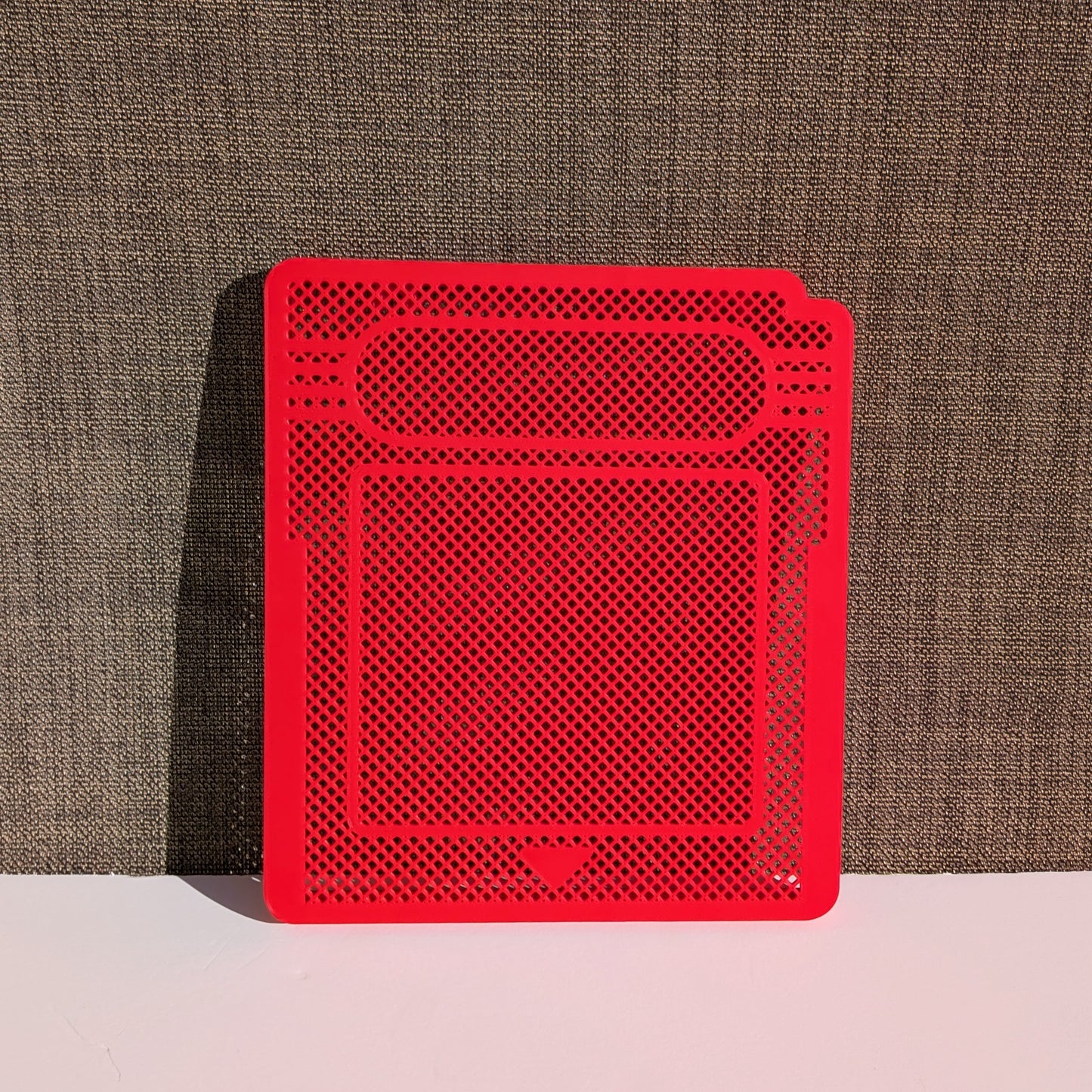 Game Cartridge Pin & Earring Display Board (Red)