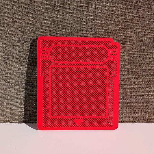 Game Cartridge Pin & Earring Display Board (Red)