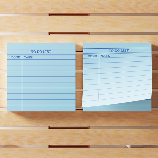 Library List Sticky Note Pad