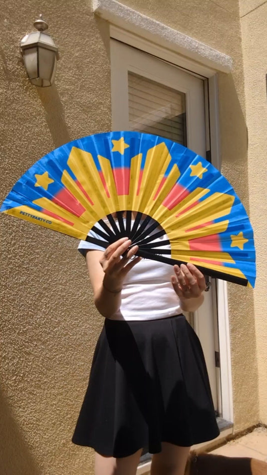 Filipino Flag Festival Fan