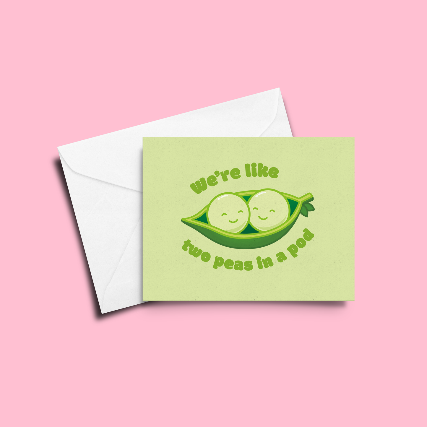 Two Peas in a Pod Greeting Card